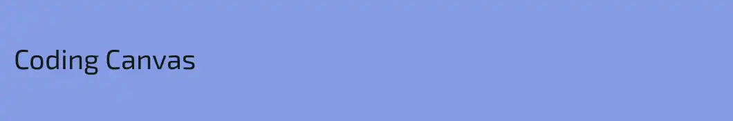 Coding Canvas